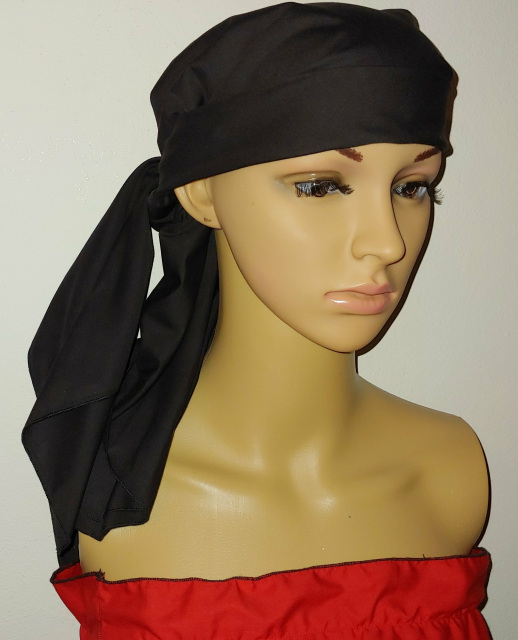 custom made size and color renaissance SCA pirate head scarf
